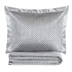 Inspire Me! Cloud9d Amani Grey Quilt Set (2 Sizes) BEDDING Best