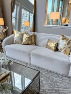 Inspire Me! Cloud9d Becca Charcoal Gold Pillow – 14″ X 20″ PILLOWS, RUGS, & THROWS Fashion