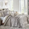 Inspire Me! Cloud9d BEDDING Prato Beige Quilt Set (2 Sizes) New