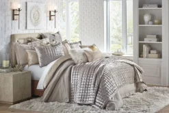 Inspire Me! Cloud9d BEDDING Prato Beige Quilt Set (2 Sizes) New