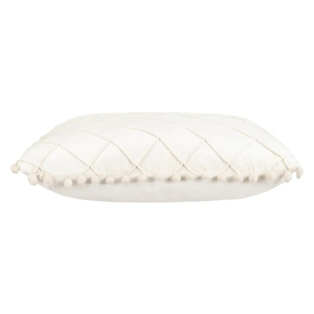 Inspire Me! Cloud9d Diamond Beige Pillow – 20″ X 20″ PILLOWS, RUGS, & THROWS Hot