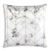 Inspire Me! Cloud9d Elise Charcoal Gold Pillow – 14″ X 20″ PILLOWS, RUGS, & THROWS Hot