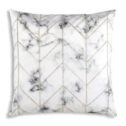 Inspire Me! Cloud9d Elise Charcoal Gold Pillow – 14″ X 20″ PILLOWS, RUGS, & THROWS Hot