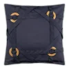 Inspire Me! Cloud9d Isla – Digital Printed Outdoor Fabric Pillow In Greys W/ Silver Metallic Print – (2 Styles) – 18″ X 18″ PILLOWS, RUGS, & THROWS Hot