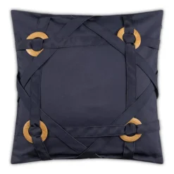 Inspire Me! Cloud9d Isla – Digital Printed Outdoor Fabric Pillow In Greys W/ Silver Metallic Print – (2 Styles) – 18″ X 18″ PILLOWS, RUGS, & THROWS Hot