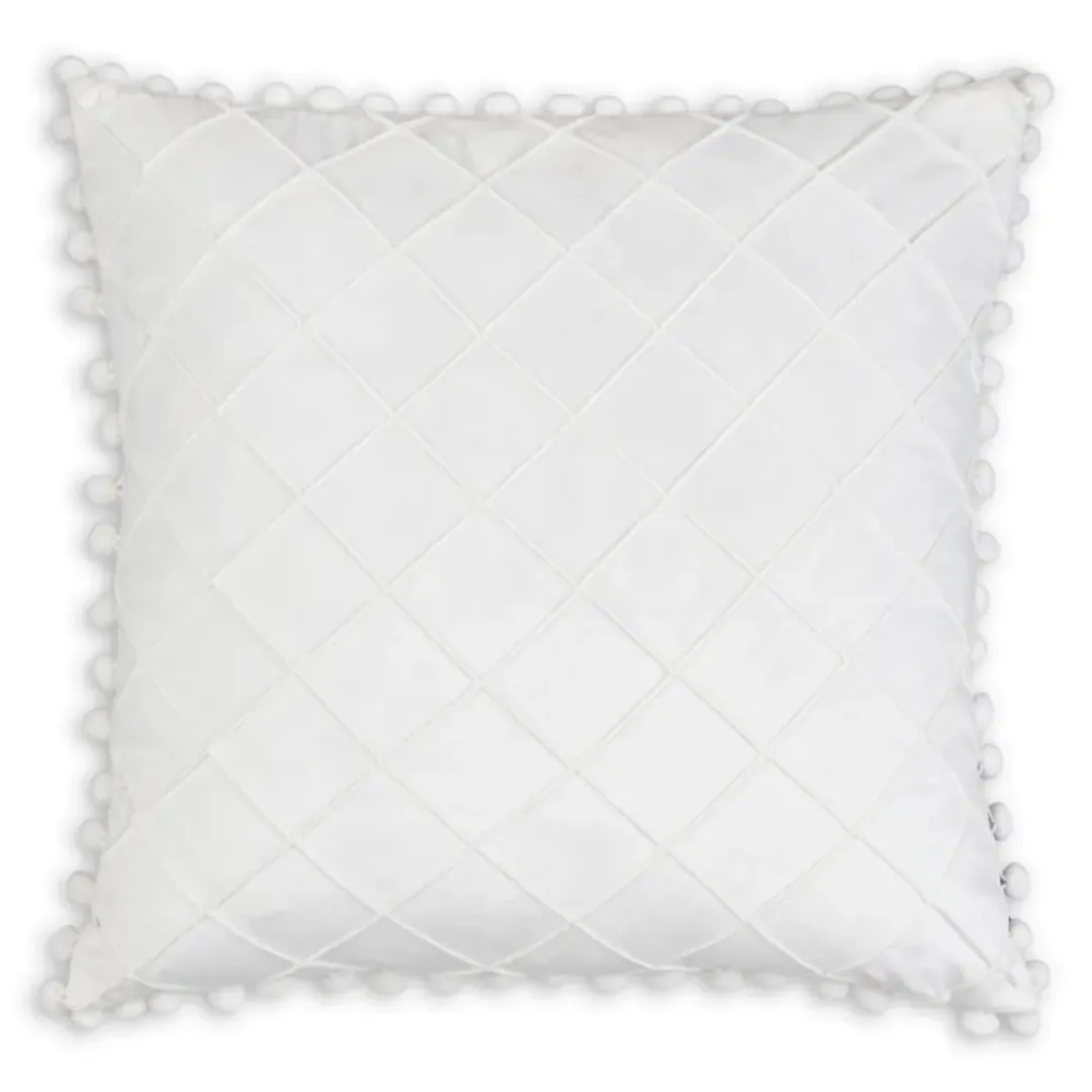 Inspire Me! Cloud9d Outdoor Pillow W/ Wooden Rings (3 Colors) – 18″ X 18″ PILLOWS, RUGS, & THROWS New
