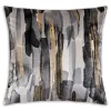 Inspire Me! Cloud9d PILLOWS, RUGS, & THROWS Asra – Oblong Mauve Velvet Pillow W/ Quilting And Shiny Gold Foil Print – 20″ X 14″ Hot