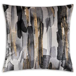 Inspire Me! Cloud9d PILLOWS, RUGS, & THROWS Asra – Oblong Mauve Velvet Pillow W/ Quilting And Shiny Gold Foil Print – 20″ X 14″ Hot