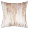 Inspire Me! Cloud9d PILLOWS, RUGS, & THROWS Asra – Teal Velvet Pillow W/ Shiny Gold Foil Print – 20″ X 20″ Best