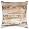 Inspire Me! Cloud9d PILLOWS, RUGS, & THROWS Becca Ivory And Gold Pillow – 14″ X 20″ Outlet