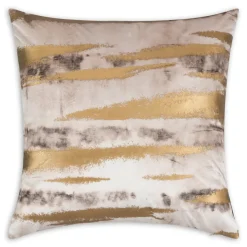 Inspire Me! Cloud9d PILLOWS, RUGS, & THROWS Becca Ivory And Gold Pillow – 14″ X 20″ Outlet