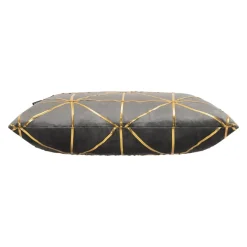 Inspire Me! Cloud9d PILLOWS, RUGS, & THROWS Elise Black Gold Pillow – 20″ X 20″ Outlet