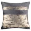 Inspire Me! Cloud9d PILLOWS, RUGS, & THROWS Keva – Digital Printed Velvet Square Pillow W/ Hand Beaded Gold Sequin Beads – 22″ X 22″ Sale