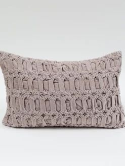 Inspire Me! Cloud9d Rami – Faux Fur Pillow W/ Gold Printing And Pom Pom Trim – 20″ X 20″ Online