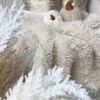 Inspire Me! Cloud9d Zara – Ivory Velvet Pillow W/ Abstract Silver Foil – 22″ X 22″ PILLOWS, RUGS, & THROWS Hot