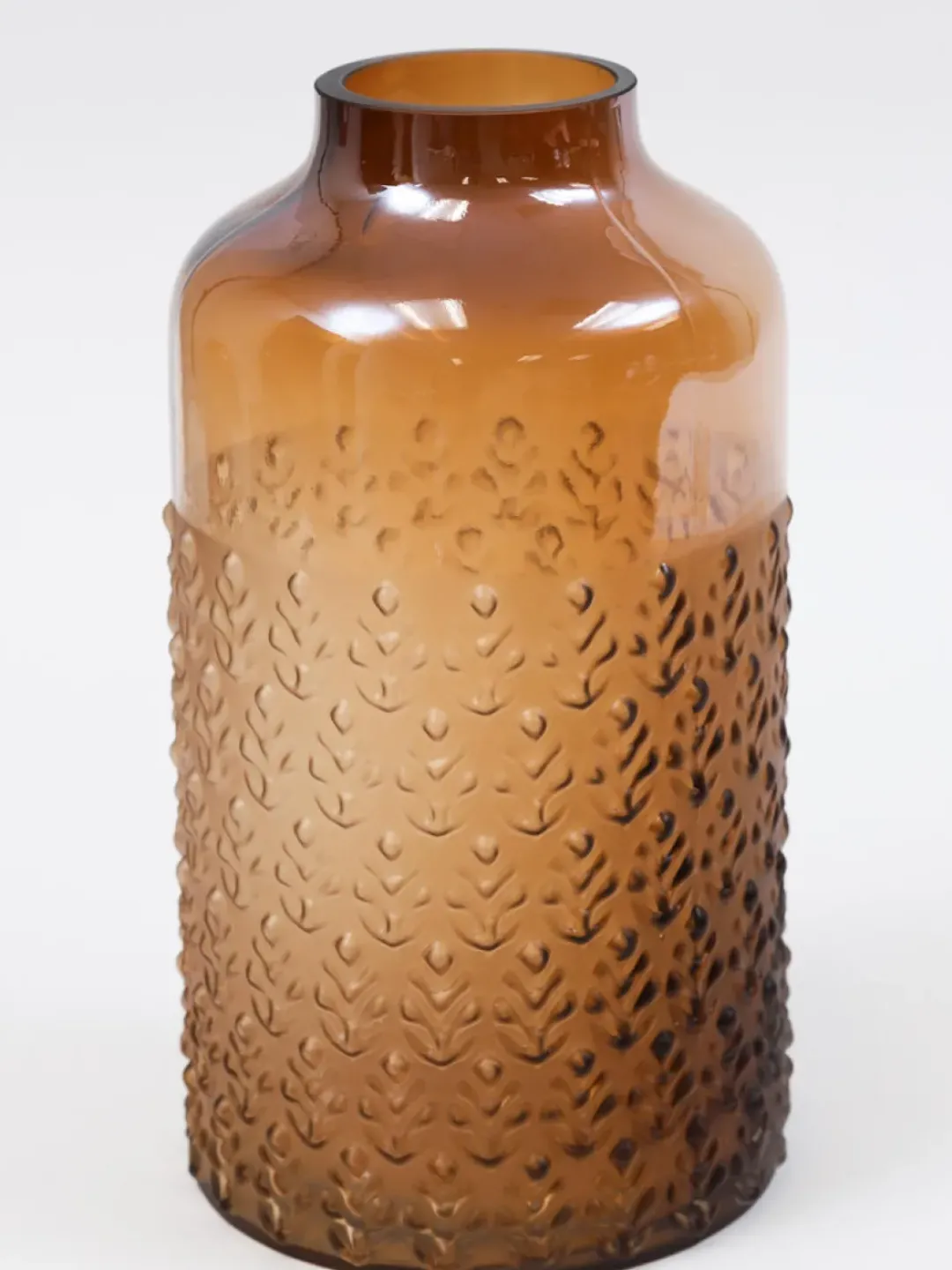 Inspire Me! Home Decor Abstract Textured Metal Vase Clearance