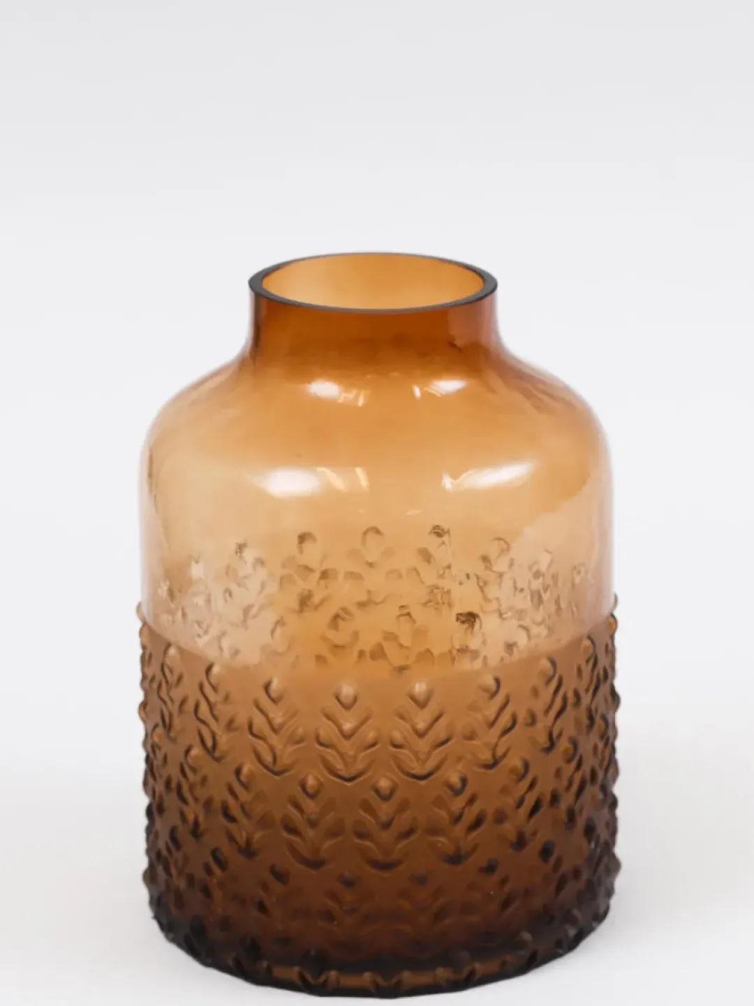 Inspire Me! Home Decor Abstract Textured Metal Vase Clearance