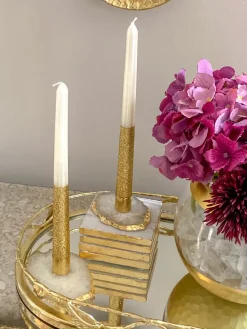Inspire Me! Home Decor Agate Candle Holder Sale