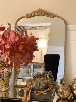 Inspire Me! Home Decor Antique Gold Wooden Mirror Online