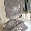 Inspire Me! Home Decor BATHROOM Granite Towel With Leaf & Vine Pattern (3 Sizes) Sale