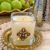 Inspire Me! Home Decor Beaded Round Decorative Plate (2 Colors) Online