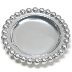 Inspire Me! Home Decor Beaded Round Decorative Plate (2 Colors) Online