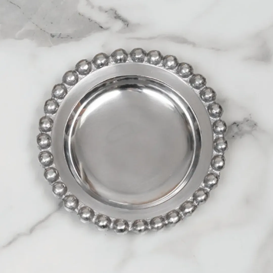 Inspire Me! Home Decor Beaded Round Decorative Plate (2 Colors) Online