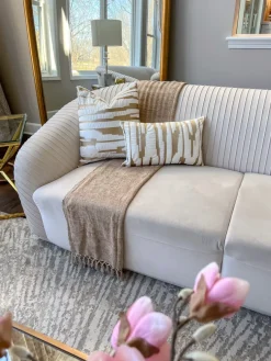 Inspire Me! Home Decor Beige Chenile Throw PILLOWS, RUGS, & THROWS Best