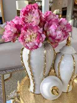 Inspire Me! Home Decor 30″ Beige Hydrangea Stem Discount