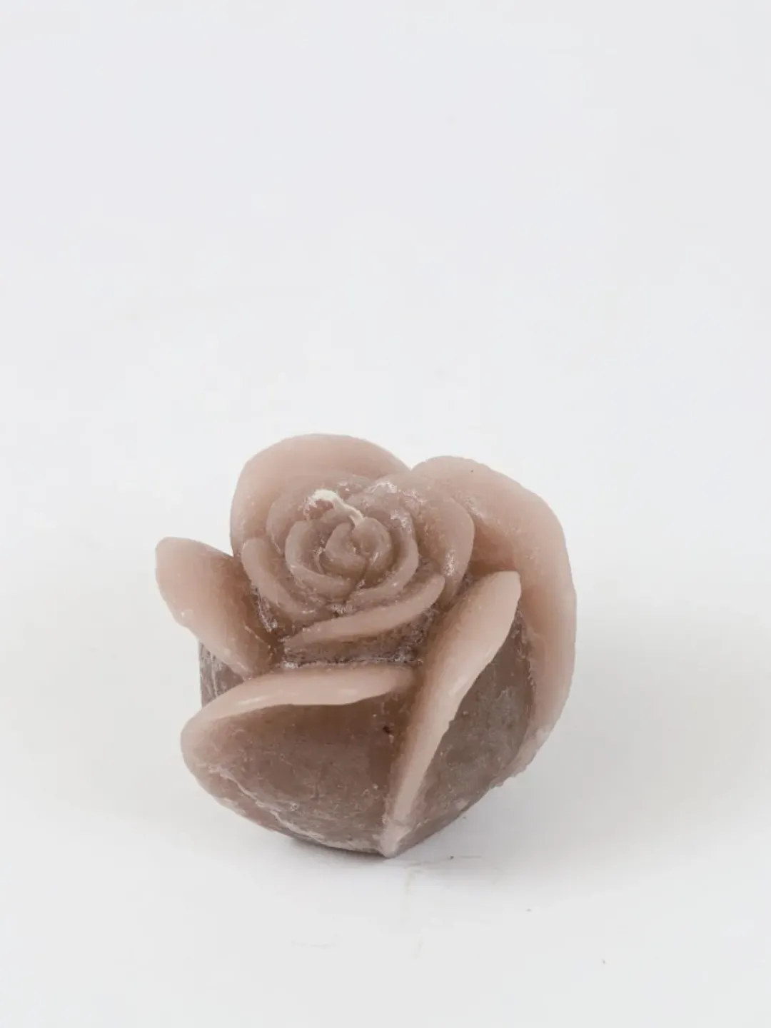 Inspire Me! Home Decor Beige Opaque Rose Candle (3 Sizes) Clearance