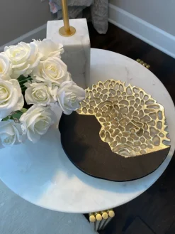 Inspire Me! Home Decor Black And Gold Decorative Plate Clearance