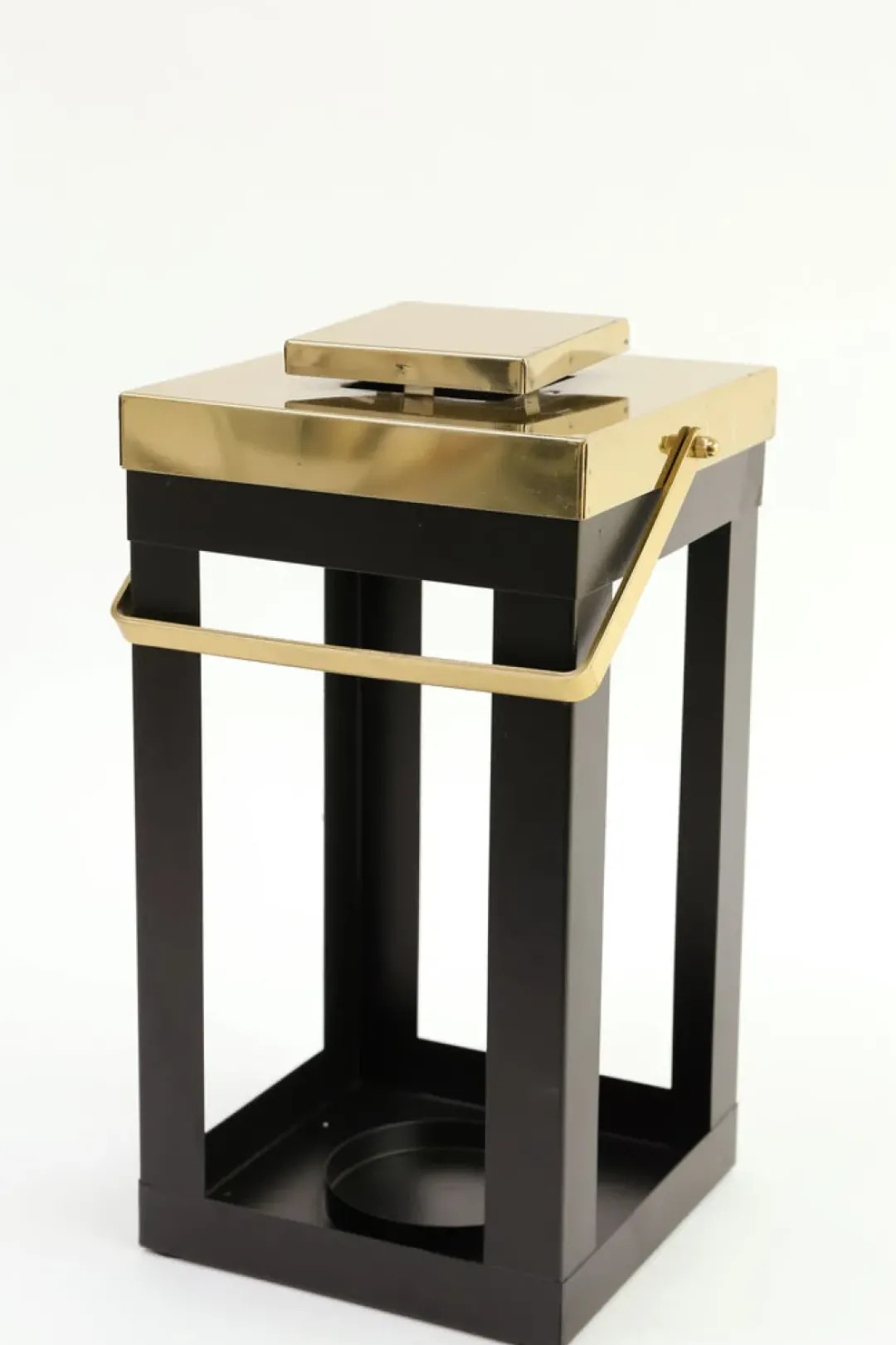 Inspire Me! Home Decor Black And Gold Lantern Display (2 Sizes) Fashion
