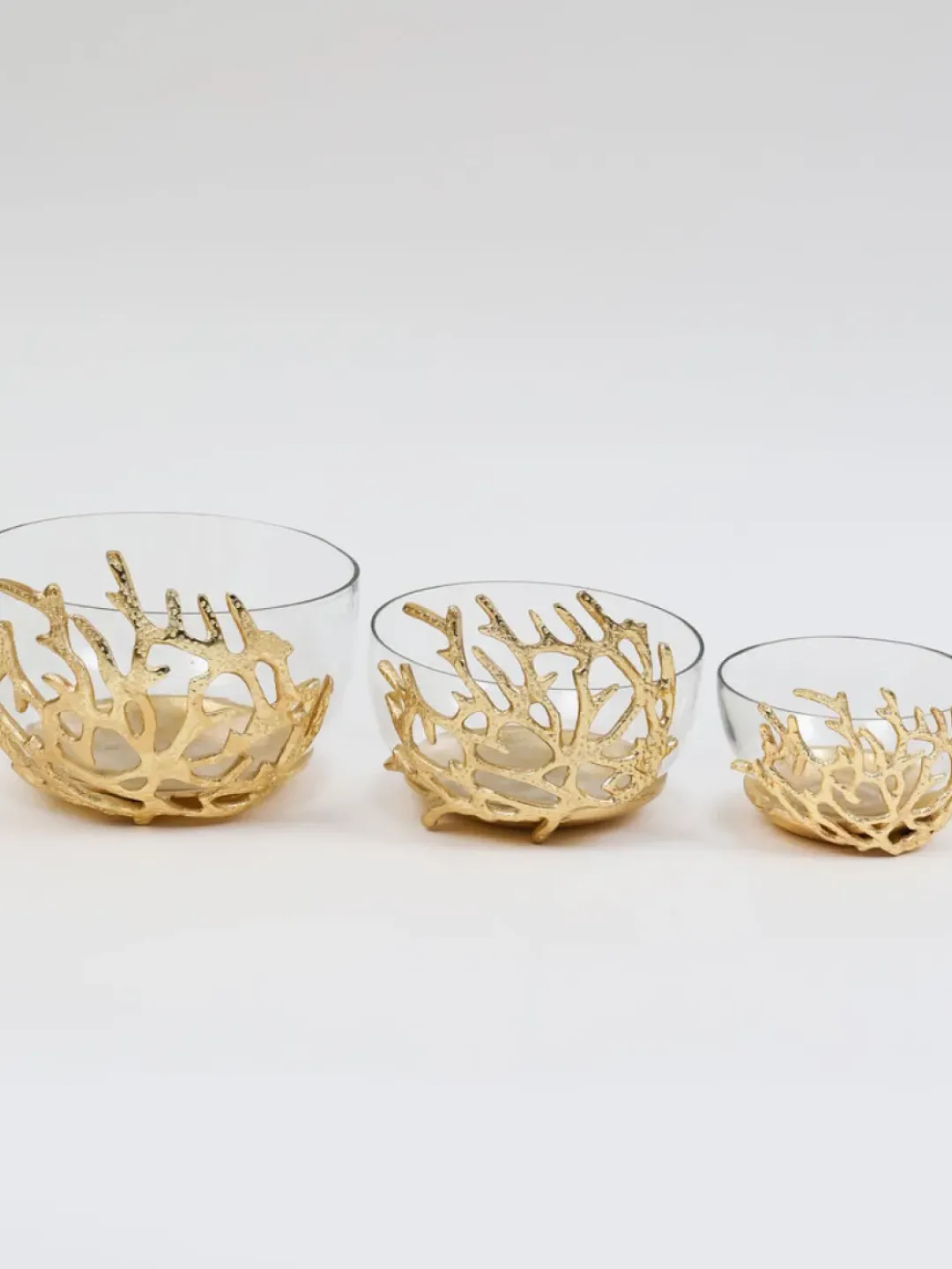 Inspire Me! Home Decor Black Dipped Large Gold Bowl Hot