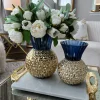 Inspire Me! Home Decor Black Mirror Tray With Gold Handles Fashion