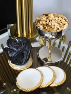 Inspire Me! Home Decor Black Rose Candle Best