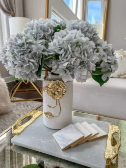 Inspire Me! Home Decor 19″ Blue/Grey Hydrangea Stem Discount