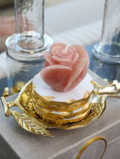 Inspire Me! Home Decor Blush Rose Candle (3 Sizes) Best