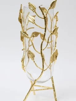 Inspire Me! Home Decor Bowl With Gold Floral Handle Discount