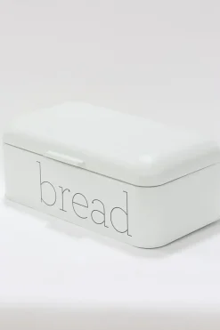 Inspire Me! Home Decor Bread Boxes Large White Metal Bread Box Fashion