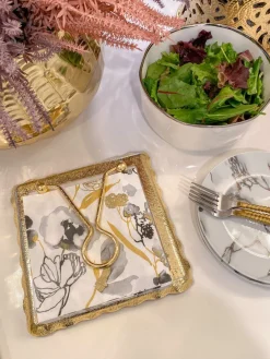 Inspire Me! Home Decor Breadbox With Gold Handle Best