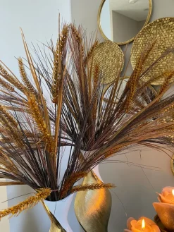 Inspire Me! Home Decor Brown And Gold Vase New