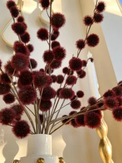Inspire Me! Home Decor 33″ Burgundy Craspedia Stem Discount