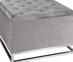 Inspire Me! Home Decor Caroline Storage Ottoman (3 Colors) Discount