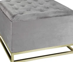 Inspire Me! Home Decor Caroline Storage Ottoman (3 Colors) Discount