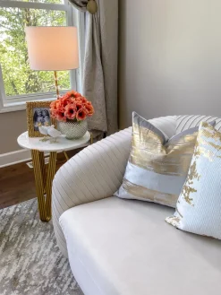 Inspire Me! Home Decor Ceramic Textured Metallic Vase ( Gold & Silver ) Hot
