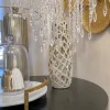 Inspire Me! Home Decor Champagne Ceramic Cut-Out Vase Hot