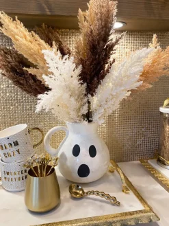 Inspire Me! Home Decor Champagne Glitter Pumpkins (2 Sizes) Online