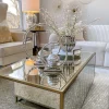 Inspire Me! Home Decor Circular Gold Metal Candle Holder (2 Sizes) New