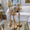 Inspire Me! Home Decor Circular Silver Metal Candle Holder (2 Sizes) Sale