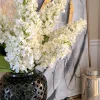 Inspire Me! Home Decor Clear Glass Vase With Champagne Gold Patterned Base Clearance